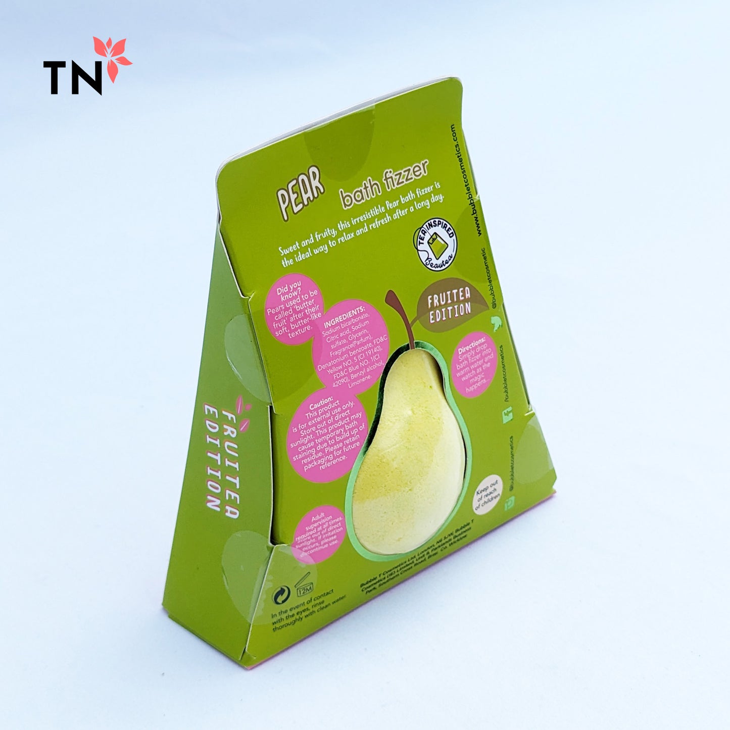 Bubble T Pear Bath Bomb Fizzer