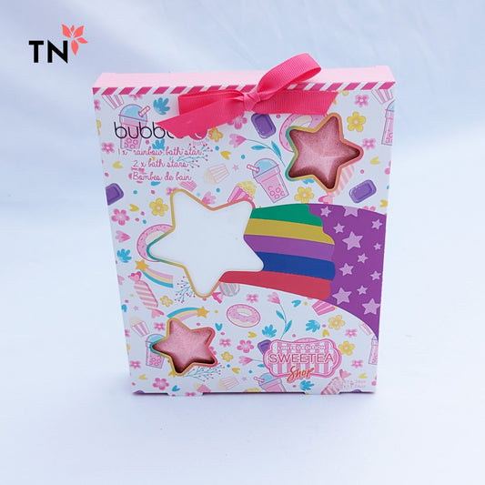 Sweetea Rainbow Star Bath Bomb Set