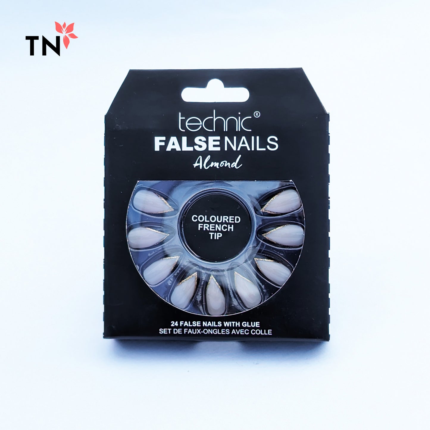 Technic False Nails - Coloured French Tip