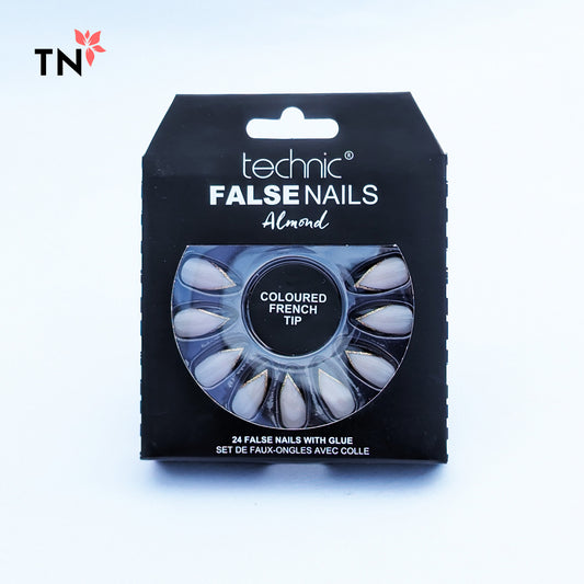 Technic False Nails - Coloured French Tip