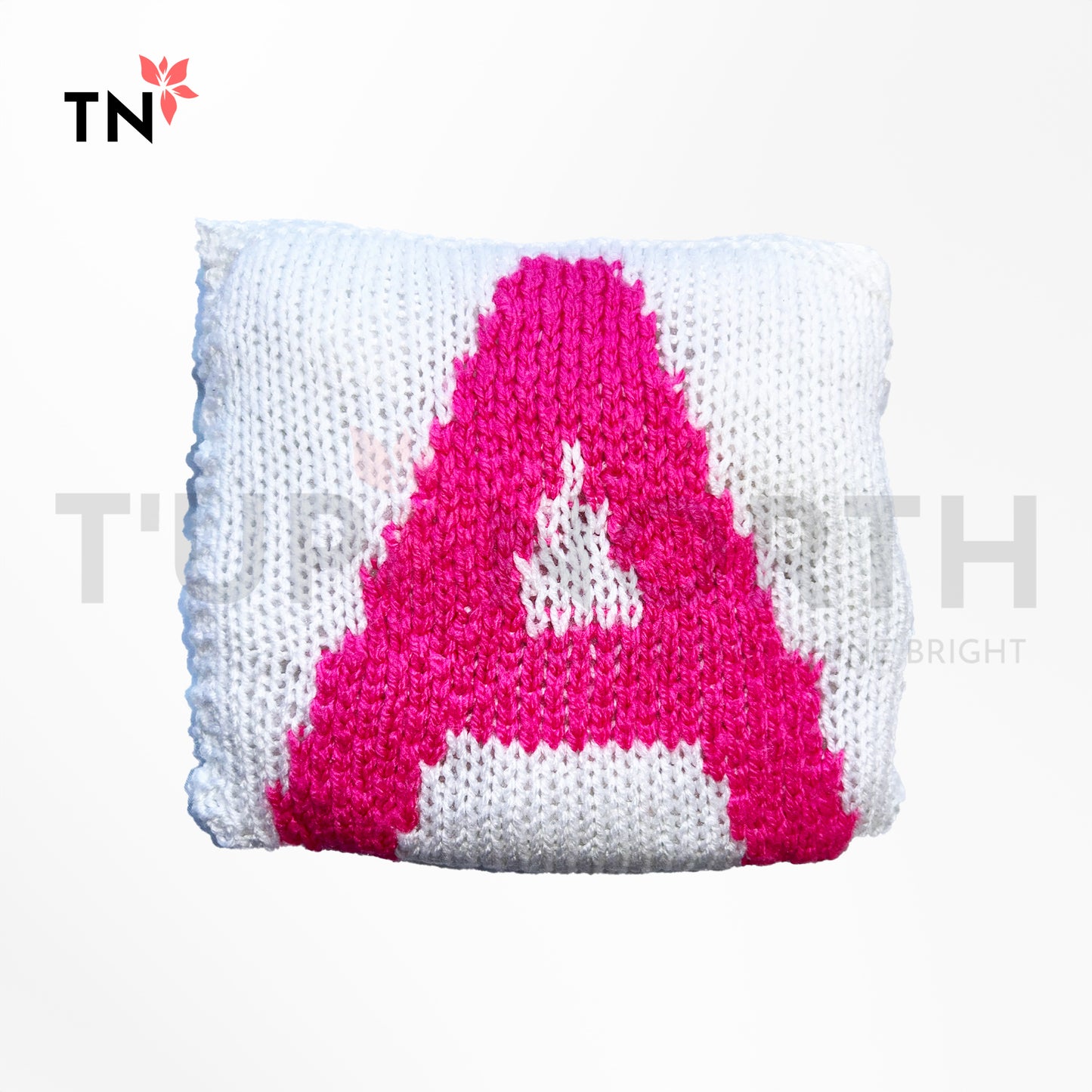 Knitted Alphabet Cushions "A,B & C"