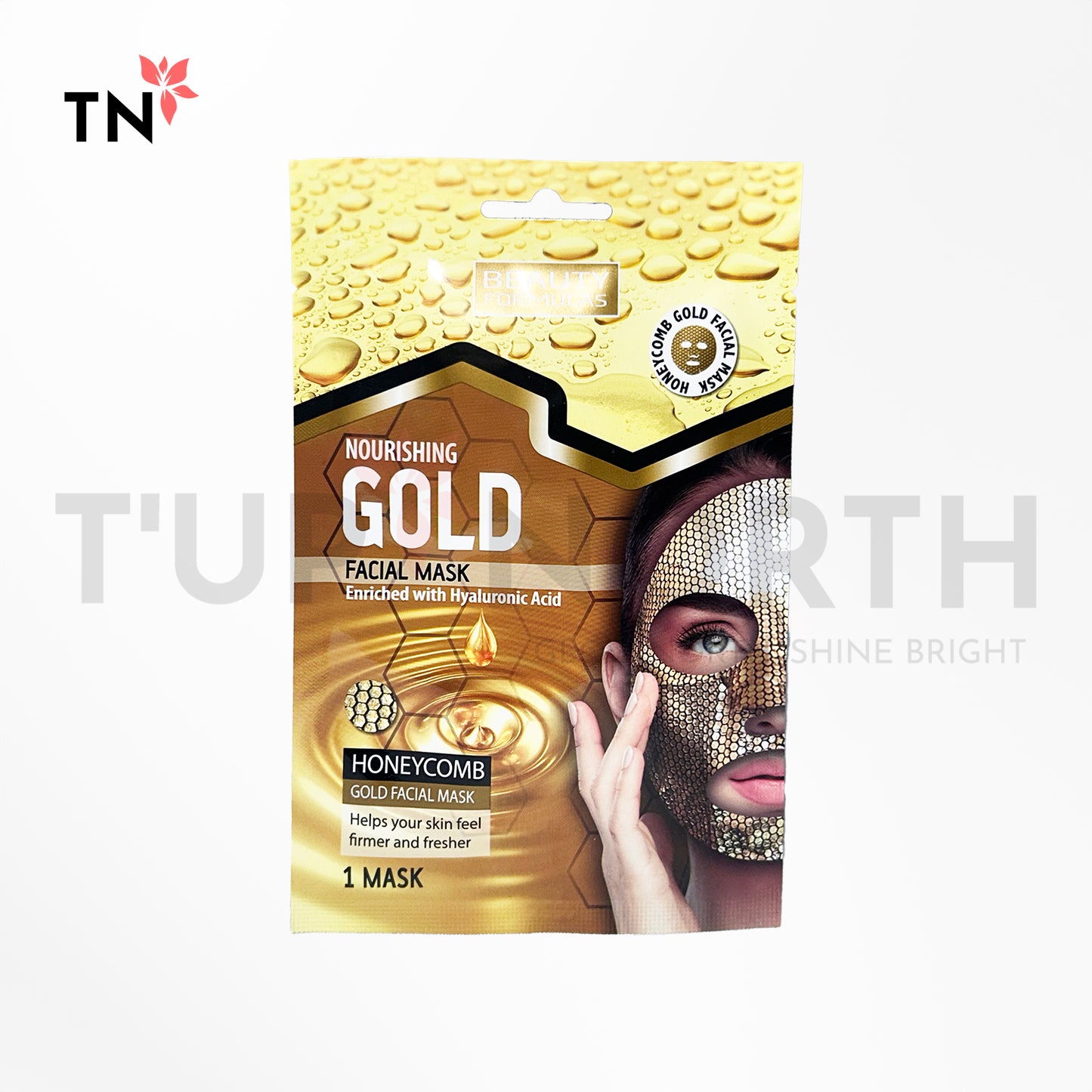 Beauty Formulas Nourishing Gold Honeycomb Face Mask