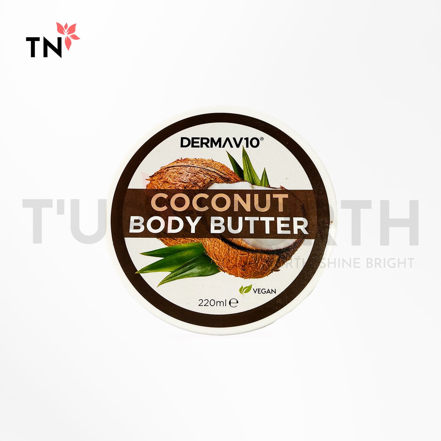 DermaV10 Body Butter 220ML - Coconut