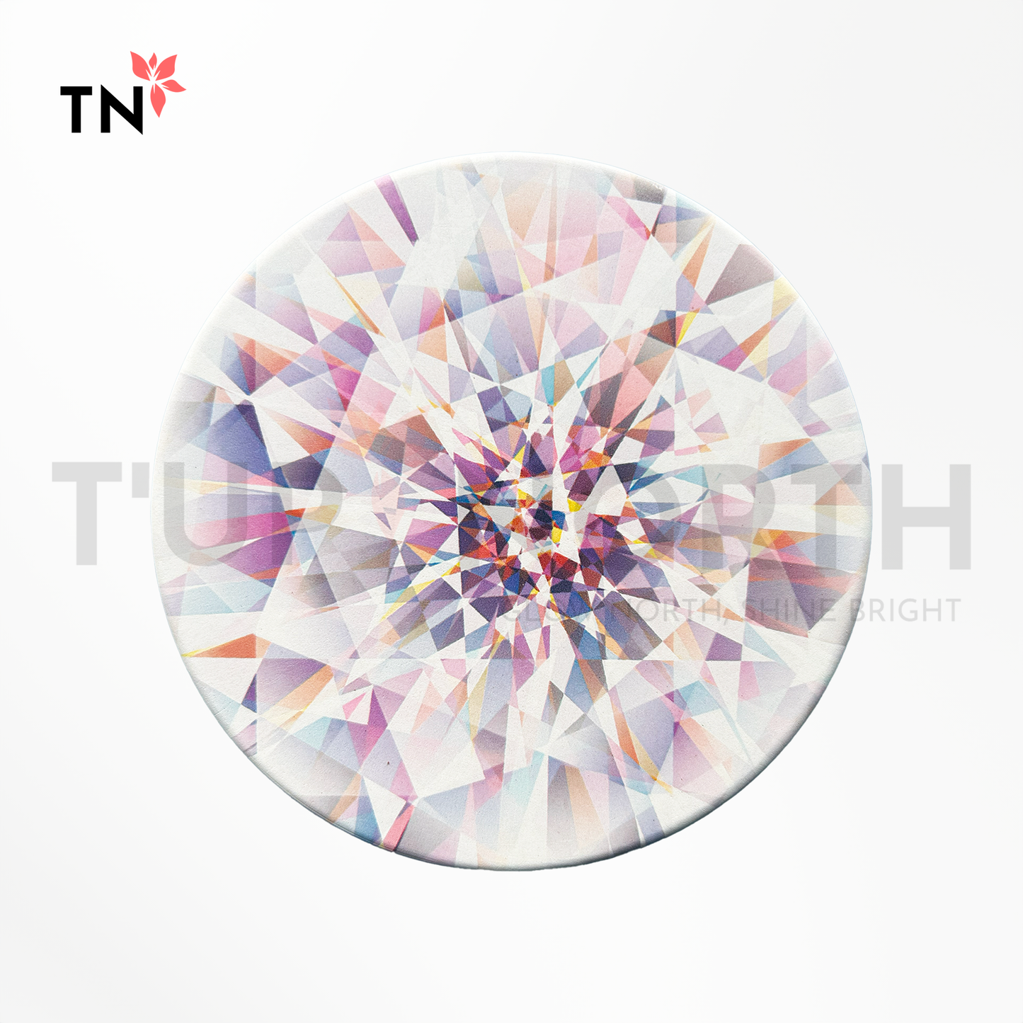 Diamond Effect Porclain Coasters