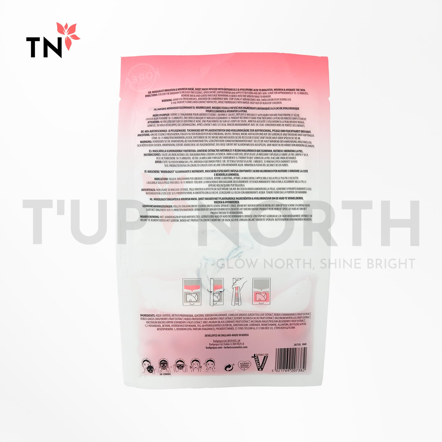 Technic Mixologist Brighten & Nourish Sheet Face Mask